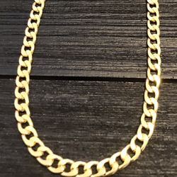 18K (stamped) 24 inch Gold Plated Hip Hop Necklace/ Streetwear Drip Paparazzi Club Jewelry