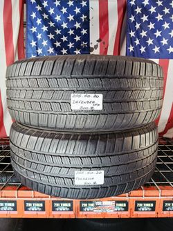 ✅ 255/50R20 MICHELIN DEFENDER2 Standard Touring All-Season 255 50 20 Standard Touring All-Season 2 NICE USED TIRES