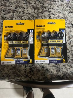 New Dewalt multi tool blades