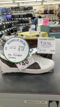 Michael Kors Sneakers with Monogram Detail