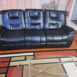 Reclining Sofa and Love Seat Set