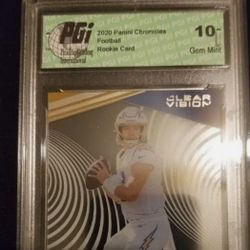 Justin HERBERT  P.G.I GRADED 10