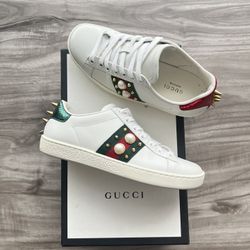 Gucci Ace Faux Pearl Sneaker Size 5 Women’s 
