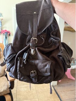 100% Leather Backpack