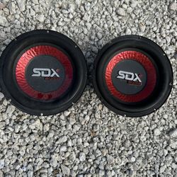 SDX 10" 800W Extreme Power Bass Subwoofer PK06210 set of 2