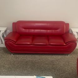 Modern Style Red Furniture Set 