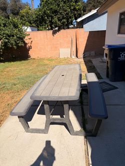 Lifetime Outdoor Picnic Table with Benches