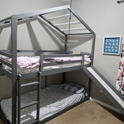 Over Twin Low Bunk Bed 