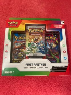 🔥First Partner Illustration Collection Pokemon