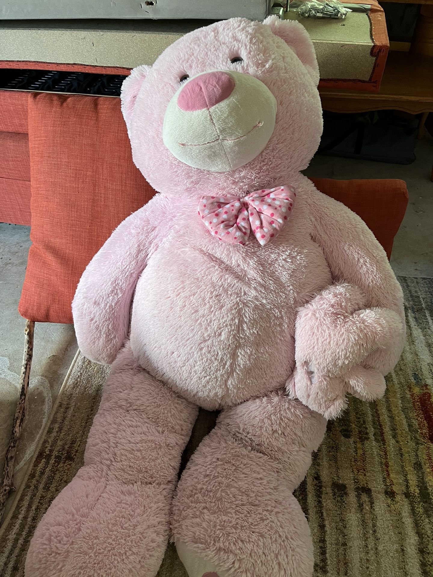 Giant Teddy Bear Large Stuffed Animal Toys Big Teddy Bear For Girlfriend (55 Inch, Pink)
