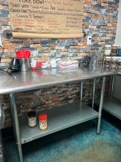 4 FT PREP TABLES