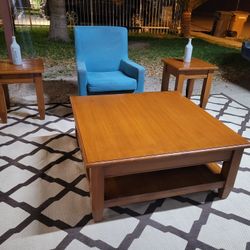 Genuine Wood COFFEE TABLE SET 