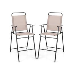 Giantex Outdoor High Folding Chairs