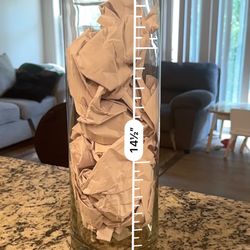 Clear Glass Vase