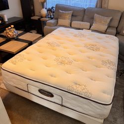 Queen Luxury Mattress  + Adjustable Bed Frame + Remote