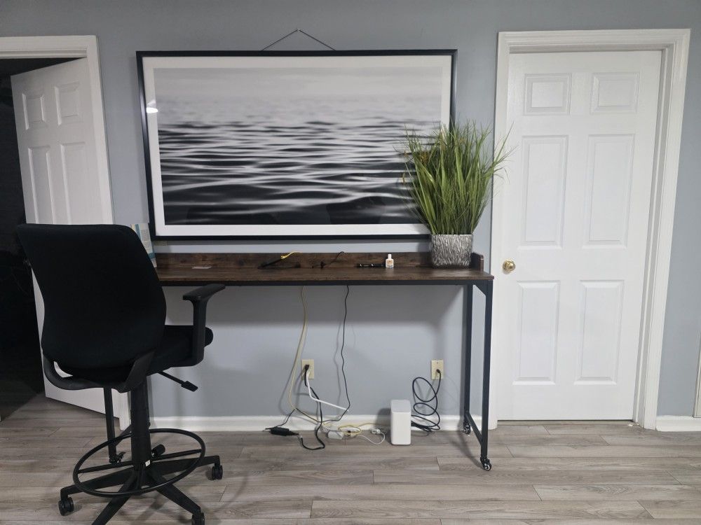 High Desk and Office Chair