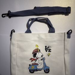 Snoopy And Woodstock Cartoon Shoulder Bag