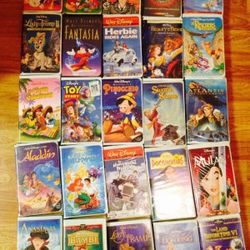 Disney classic movies on VHS