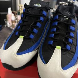 Nike Air Max 95 Black Game Royal 10.5 