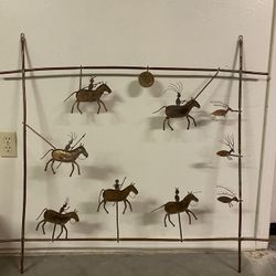 Hand Tooled Metal Decoration