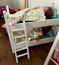 Doll bunk bed