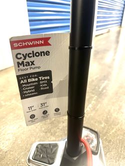 Schwinn Cyclone max Bicycle Pump , Tire Inflator And ball pump