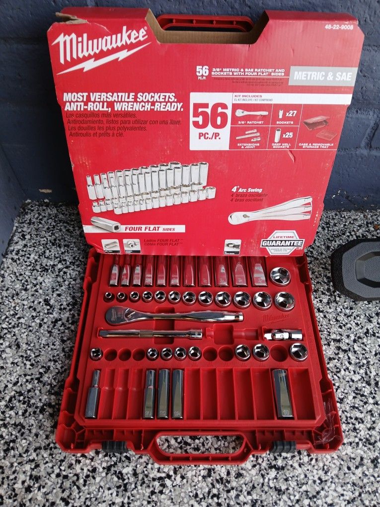 3/8" SAE AND METRIC RATCHET