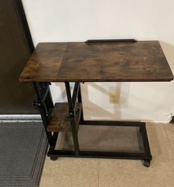Standing Adjustable Desk, End Table, Shelf