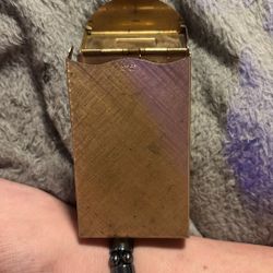 Vintage Gold Plattted Cigarette Case 