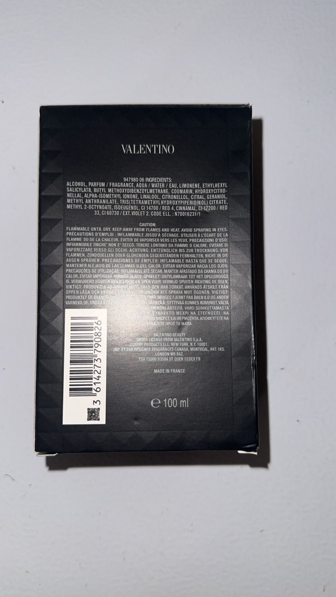 Valentino Born in Roma Intense