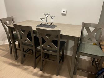 Pub style dining room table
