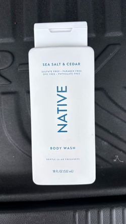 Native Sea Salt & Cedar Body Wash 18 oz