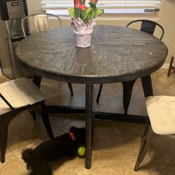 Farmhouse Style all Wood sturdy Dining Table