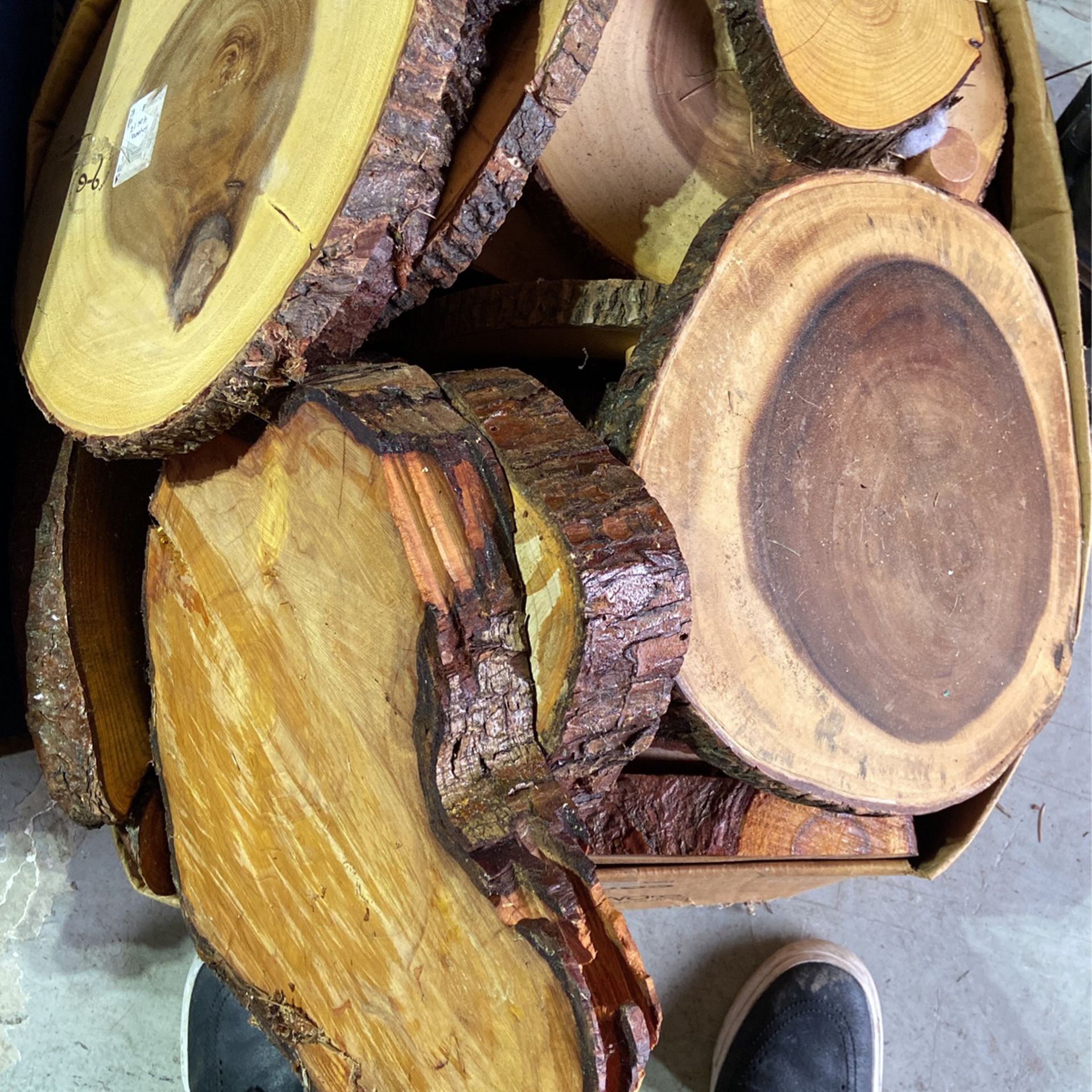 Box Of Coated Wood Cuts
