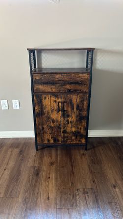 Metal and Wood Cabinet (I Have 2) 