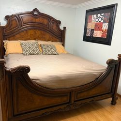 King Size Wood Bed Frame by Fairmont Designs 