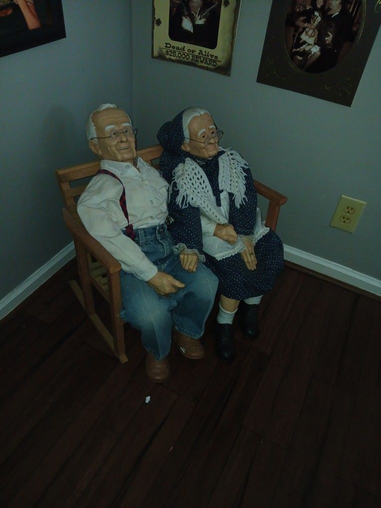 Antique Grandpa and Grandma