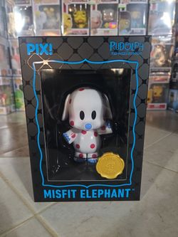 PIX! Rudolph the Red-Nosed Reindeer Misfit Elephant Figure