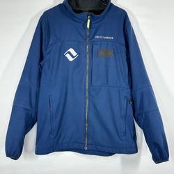 #2688 Helly Hanson Soft Shell Ski Jacket Men’s 2XL Blue Vail Fleece Lined