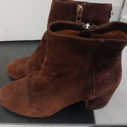 COACH Brown Suede Boots. Size 8. Ex. Cond.