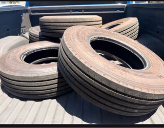 Rainier St tires new for Rv set of 5