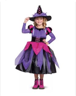 MEMBER’s MARK WITCH 🧙 DELUXE GIRL COSTUME SIZE MEDIUM (8-10) Available for immediate pick up in Santa Ana