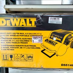 Brand New DeWalt D55146 Heavy Duty Compressor