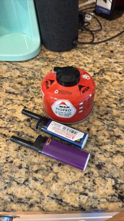 Mso IsoPro Camping stove with 2 lighters, 4oz