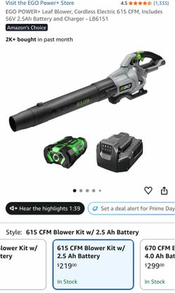 EGO POWER+ Leaf Blower