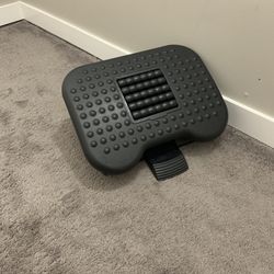 Adjustable Under Desk Footrest with Massage Surface