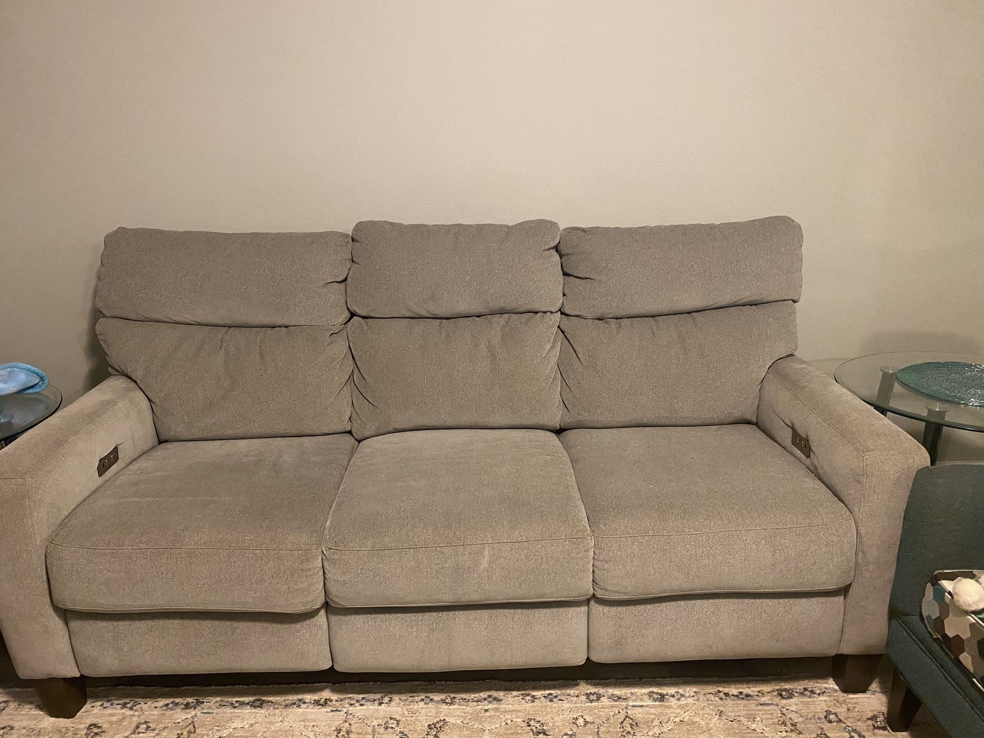Electric Recliner Couch 3 Sit