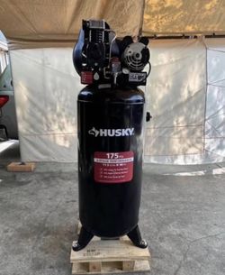Husky 60 Gal. 3.7 HP 1-Phase 175 PSI Oil Lubed Belt Drive Stationary Electric Air Compressor