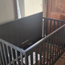 Dark Grey Crib