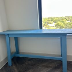 Blue Consul Table 